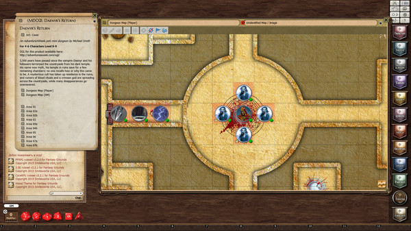 Скриншот из Fantasy Grounds - Mini-Dungeon #021: Daenyr’s Return (PFRPG)