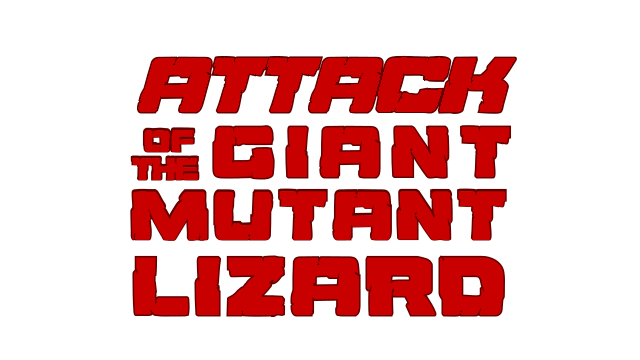 Attack of the Giant Mutant Lizard Logo