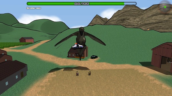 Скриншот из Attack of the Giant Mutant Lizard