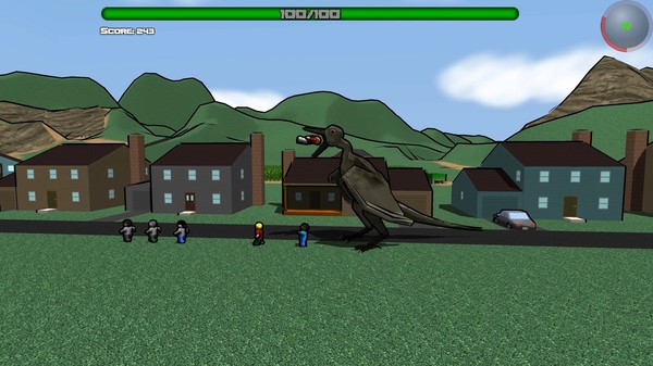 Скриншот из Attack of the Giant Mutant Lizard