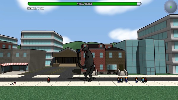 Скриншот из Attack of the Giant Mutant Lizard