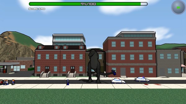 Скриншот из Attack of the Giant Mutant Lizard