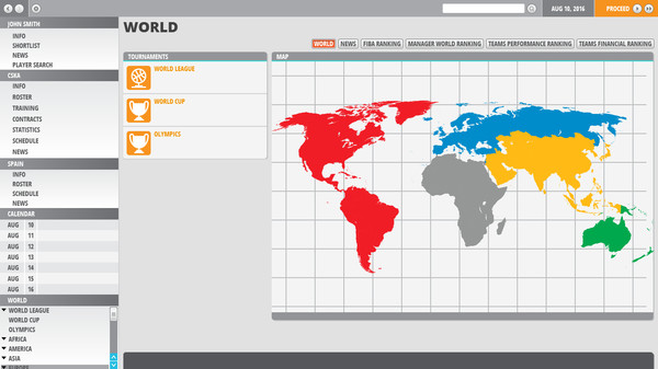 World Basketball Manager 2for windows and Linux 1