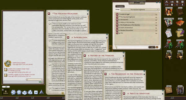 Скриншот из Fantasy Grounds - DB1 The Haunted Highlands (Castles and Crusades)