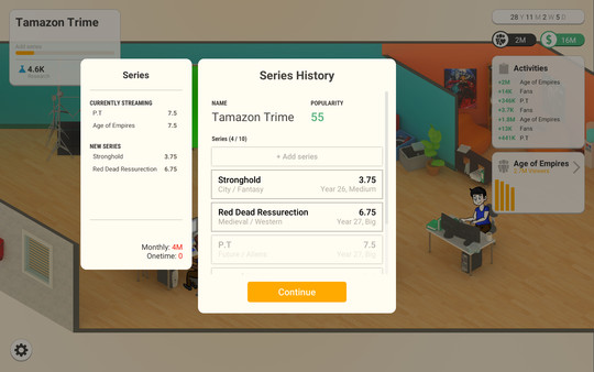 SERIES MAKERS TYCOON game for Linux 1