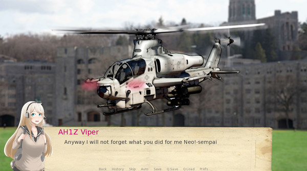 Скриншот из Attack Helicopter Dating Simulator