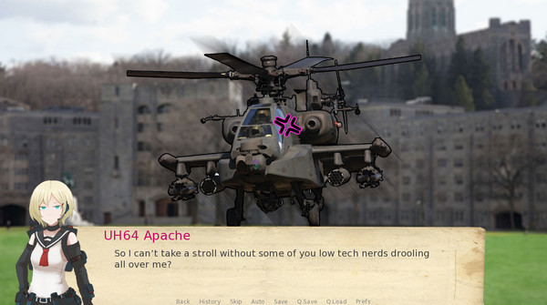 Скриншот из Attack Helicopter Dating Simulator