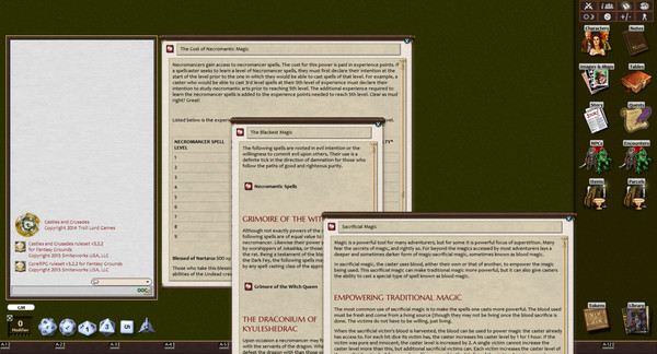 Скриншот из Fantasy Grounds - The Black Libram of Natarus (Castles & Crusades)