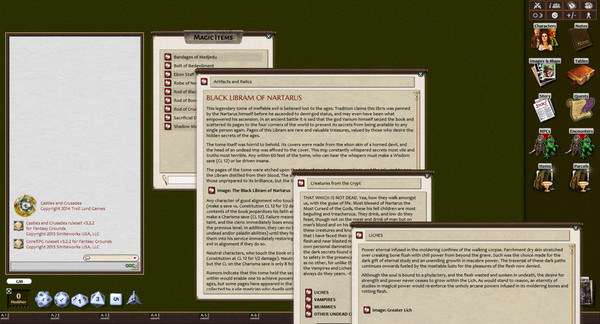 Скриншот из Fantasy Grounds - The Black Libram of Natarus (Castles & Crusades)
