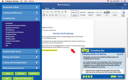 Professor Teaches® Word 2016 – Macfor windows and Linux 1
