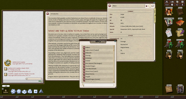 Скриншот из Fantasy Grounds - Monster & Treasure of Airhde (Castles & Crusades)