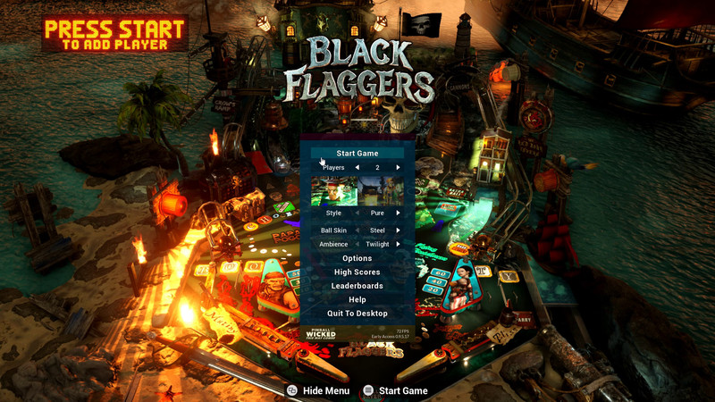 steam pinball wicked