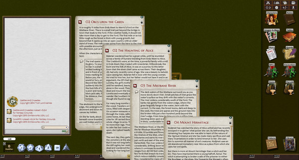 Скриншот из Fantasy Grounds - C2 Shades of Mist (Castles and Crusades)