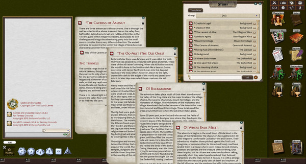 Скриншот из Fantasy Grounds - C2 Shades of Mist (Castles and Crusades)