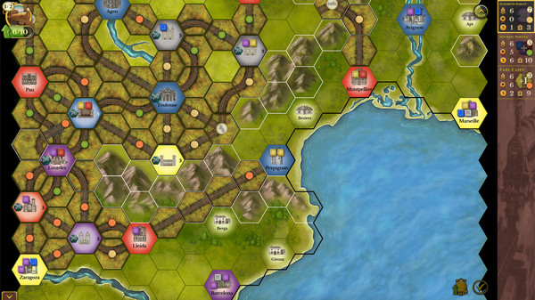 Скриншот из Steam: Rails to Riches - Carcassonne Map