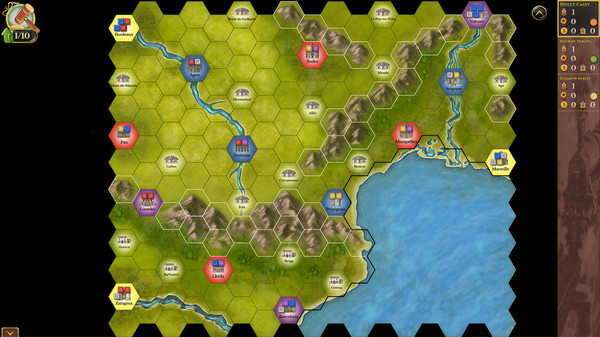 Скриншот из Steam: Rails to Riches - Carcassonne Map