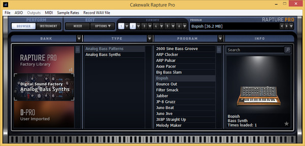 Скриншот из Xpack - Digital Sound Factory - Analog Bass Synths