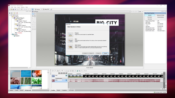 Скриншот из VEGAS DVD Architect Steam Edition