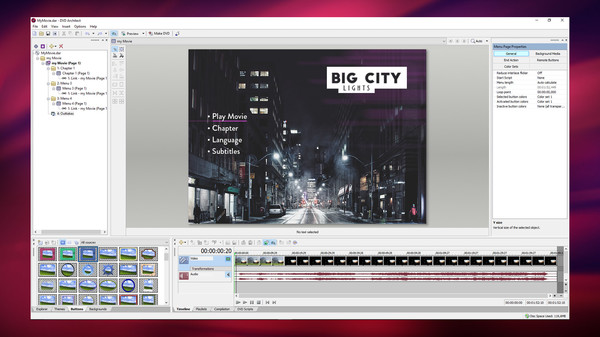 Скриншот из VEGAS DVD Architect Steam Edition