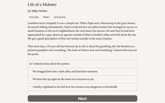 Скриншот из Life of a Mobster