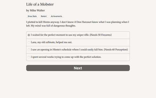 Скриншот из Life of a Mobster