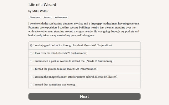 Life of a Wizard PC requirements