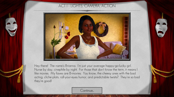 Скриншот из The Filmmaker - A Text Adventure