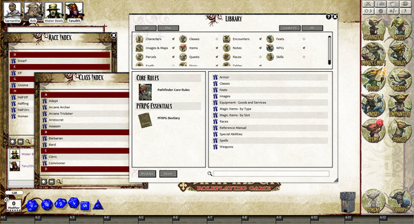 Скриншот из Fantasy Grounds - Pathfinder RPG - Core Rules Pack (PFRPG)