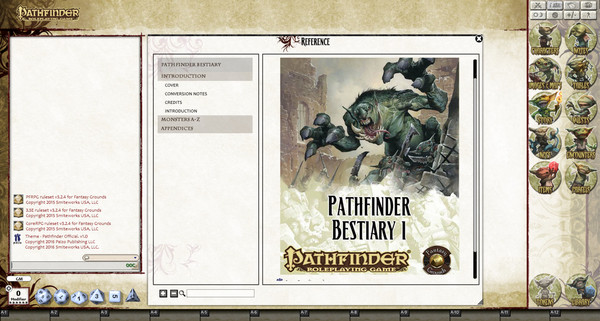 Скриншот из Fantasy Grounds - Pathfinder RPG - Bestiary 1 Pack (PFRPG)