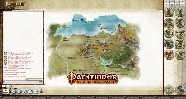 Скриншот из Fantasy Grounds - Pathfinder RPG - Kingmaker AP 1: Stolen Land (PFRPG)