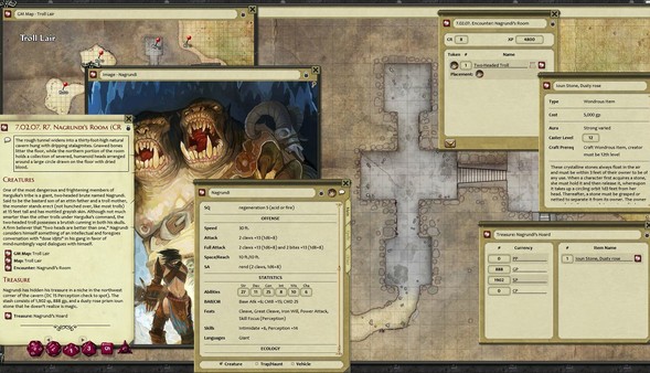 Скриншот из Fantasy Grounds - Pathfinder RPG - Kingmaker AP 2: Rivers Run Red (PFRPG)