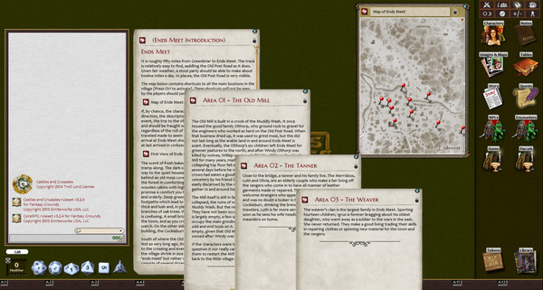 Скриншот из Fantasy Grounds - C1 The Mortality of Green (Castles and Crusades)