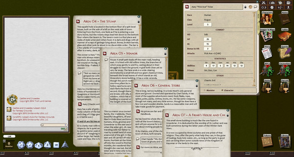 Скриншот из Fantasy Grounds - C1 The Mortality of Green (Castles and Crusades)