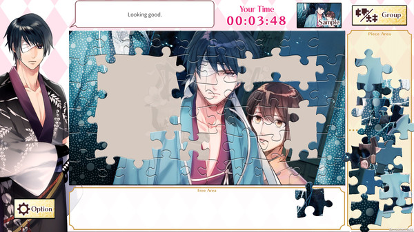 Скриншот из Otome Romance Jigsaws - Midnight Cinderella & Destined to Love