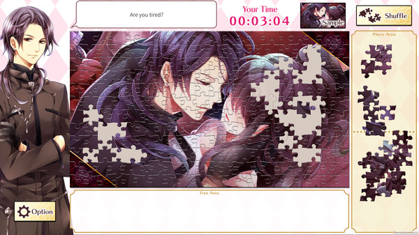 Скриншот из Otome Romance Jigsaws - Midnight Cinderella & Destined to Love