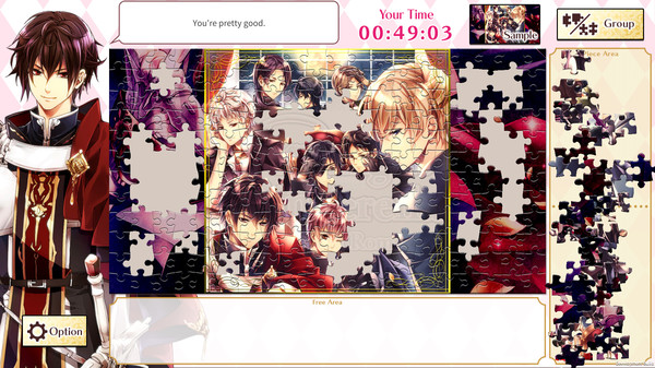 Скриншот из Otome Romance Jigsaws - Midnight Cinderella & Destined to Love