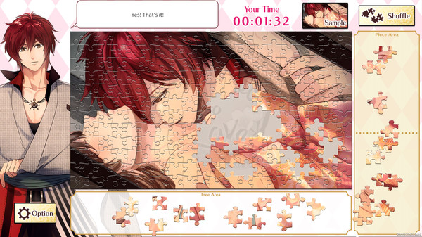 Скриншот из Otome Romance Jigsaws - Midnight Cinderella & Destined to Love