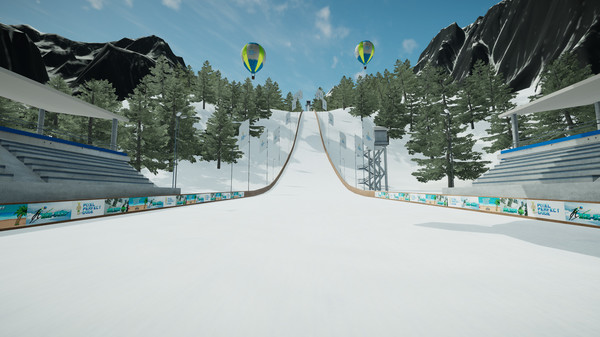 Скриншот из Ski Jump VR