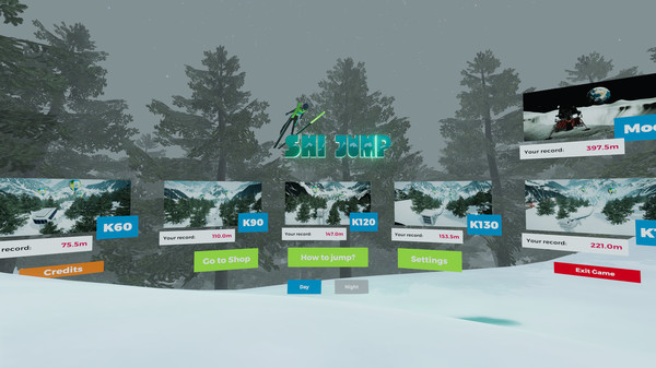 Скриншот из Ski Jump VR