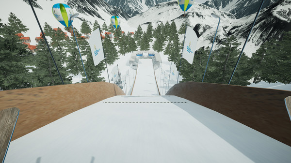 Скриншот из Ski Jump VR