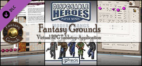 Fantasy Grounds - Disposable Heroes: Modern Gangs (Token Pack)