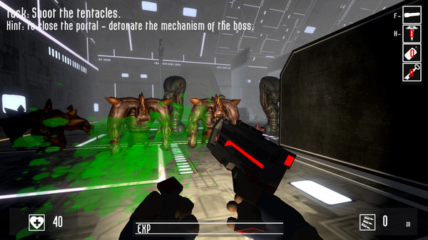 The guard of dungeon game for Linux 1