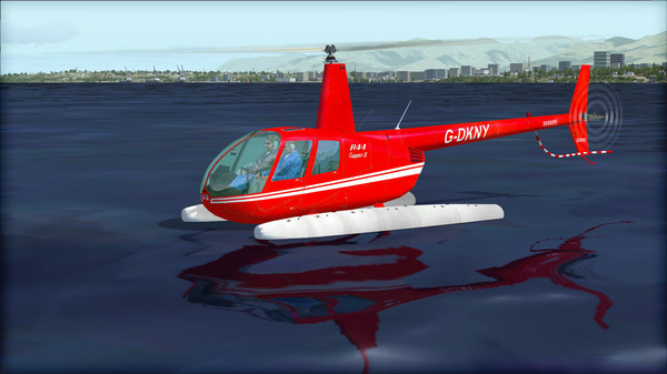 Скриншот из FSX Steam Edition: Robinson R44 Add-On