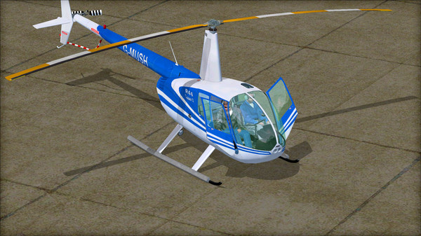 Скриншот из FSX Steam Edition: Robinson R44 Add-On