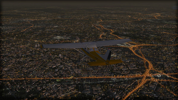 Скриншот из FSX Steam Edition: Night Environment: France Add-On