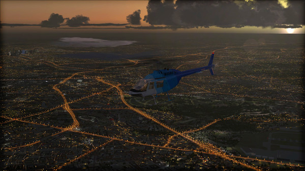 Скриншот из FSX Steam Edition: Night Environment: France Add-On