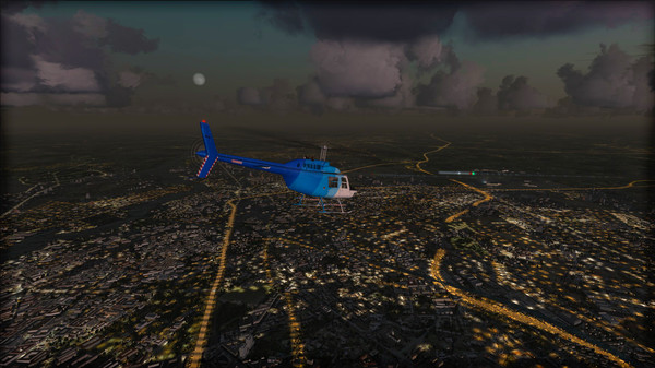 Скриншот из FSX Steam Edition: Night Environment: Germany Add-On