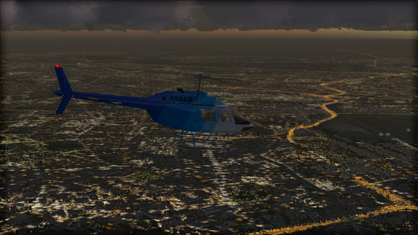 Скриншот из FSX Steam Edition: Night Environment: Germany Add-On