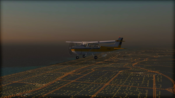 Скриншот из FSX Steam Edition: Night Environment: Dubai Add-On