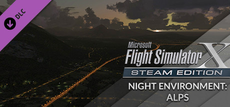 FSX Steam Edition: Night Environment: Alps cover art
